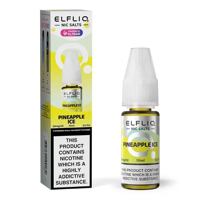 ELFLIQ Pineapple Ice Nic Salt E-Liquid 10ml | 10 for £12