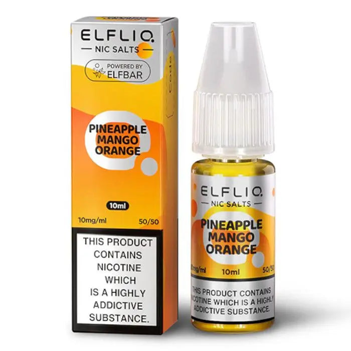 ELFLIQ Pineapple Mango Orange Nic Salt E-Liquid 10ml | 10 for £12