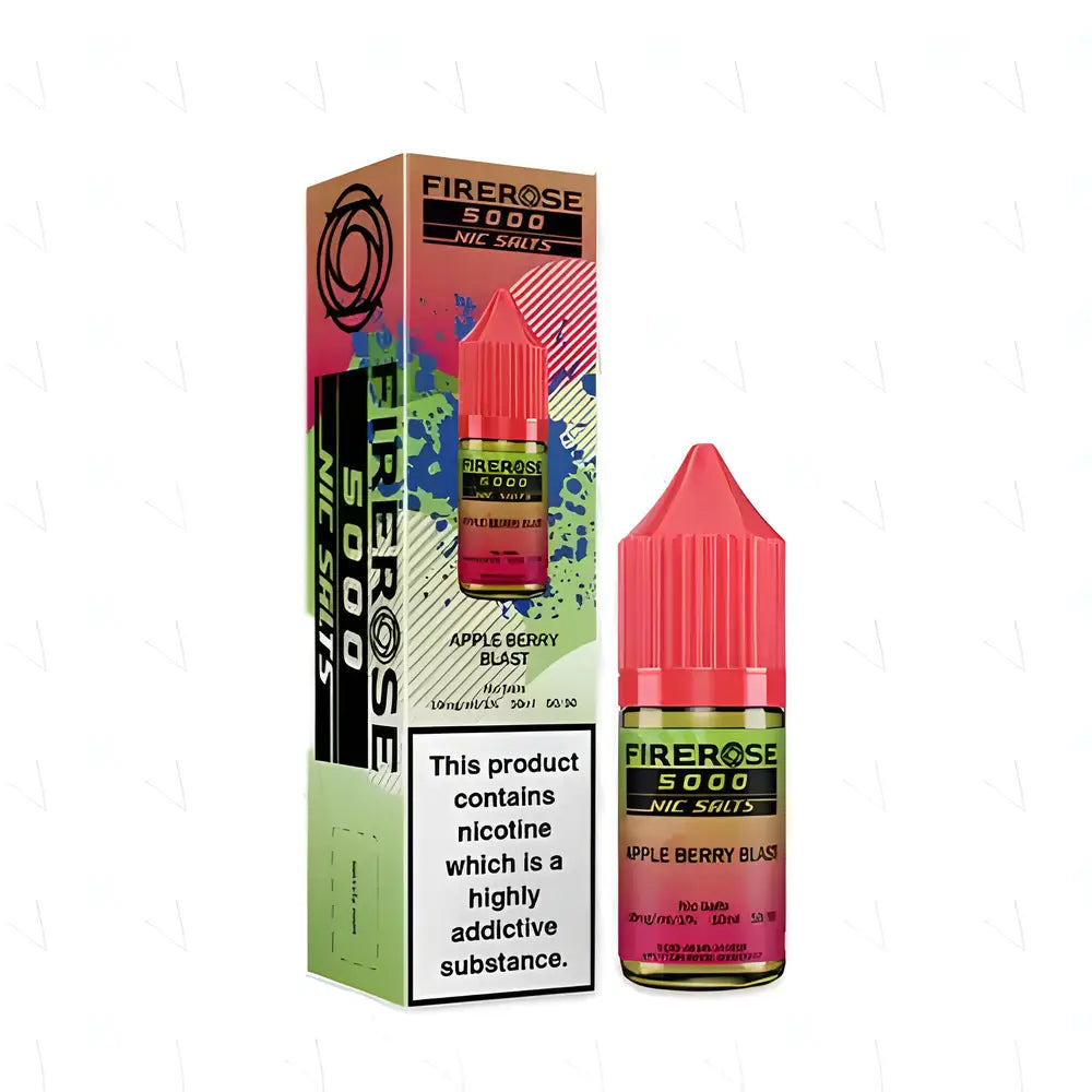 ELUX Fire Rose 5000 Apple Berry Blast Nic Salt E-Liquid 10ml | 10 for £15