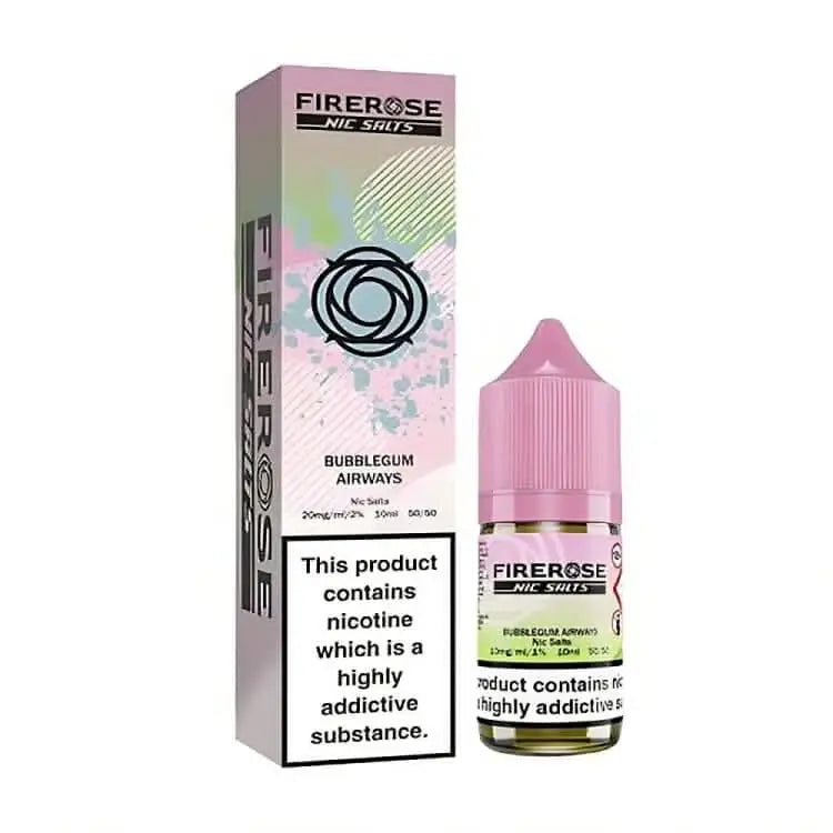ELUX Fire Rose 5000 Bubblegum Airways Nic Salt E-Liquid 10ml | 10 for £15