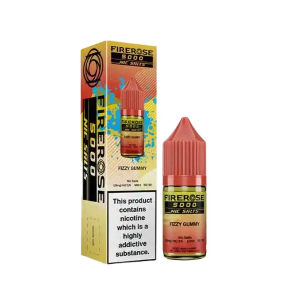 ELUX Fire Rose 5000 Fizzy Gummy Nic Salt E-Liquid 10ml | 10 for £15
