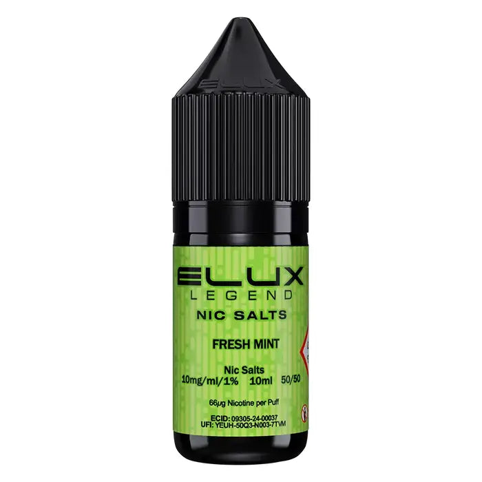 ELUX Legend Fresh Mint 10mg nic salt e-liquid 10ml