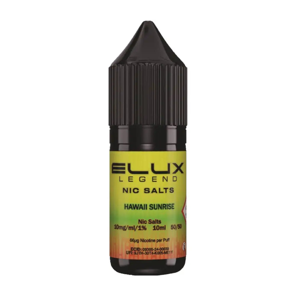 ELUX Legend Hawaii Sunrise 10mg nic salt e-liquid 10ml