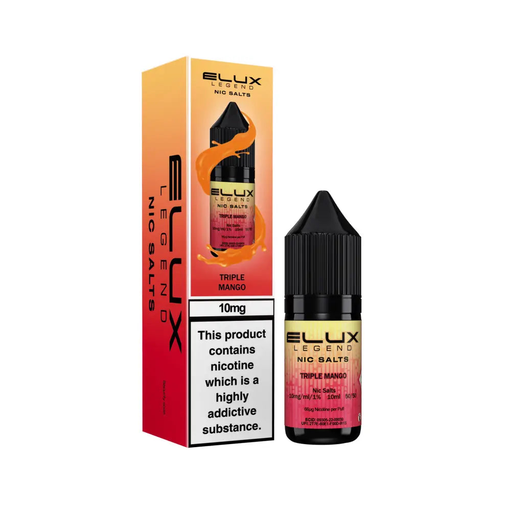 ELUX Legend Nic Salts – Triple Mango 10ml – 10mg | 10 for £12