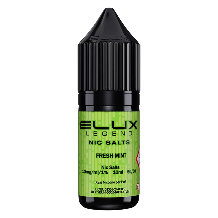 ELUX Legend Fresh Mint 10mg nic salt e-liquid 10ml
