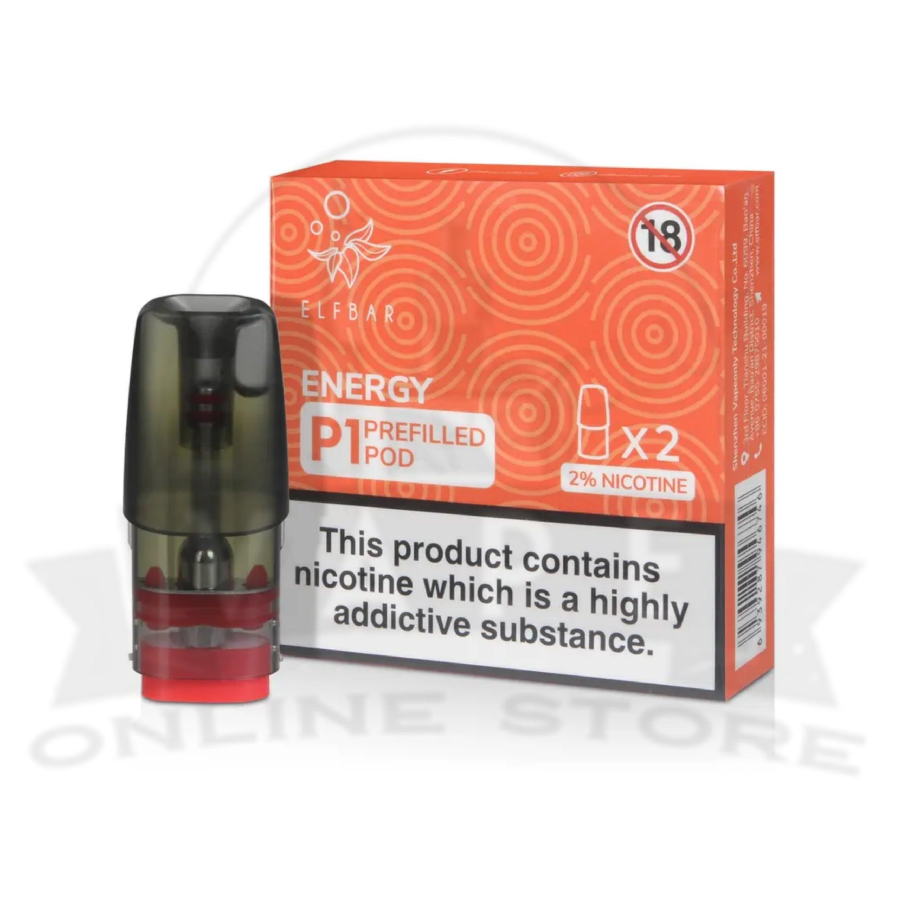 Elf Bar Mate 500 P1 Prefilled Pods 20mg 2ml (Pack of 2)
