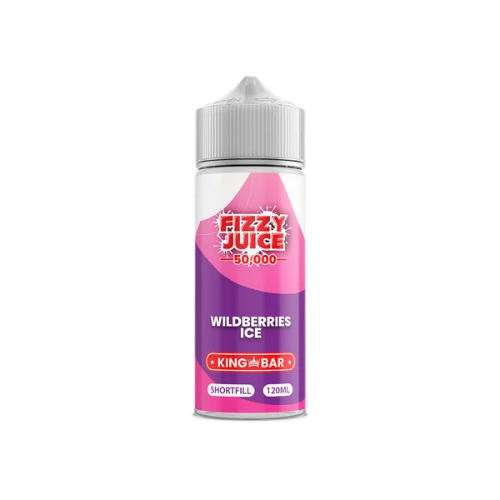 Fizzy Juice King Bar Wildberries Ice 100ml Shortfill E-Liquid
