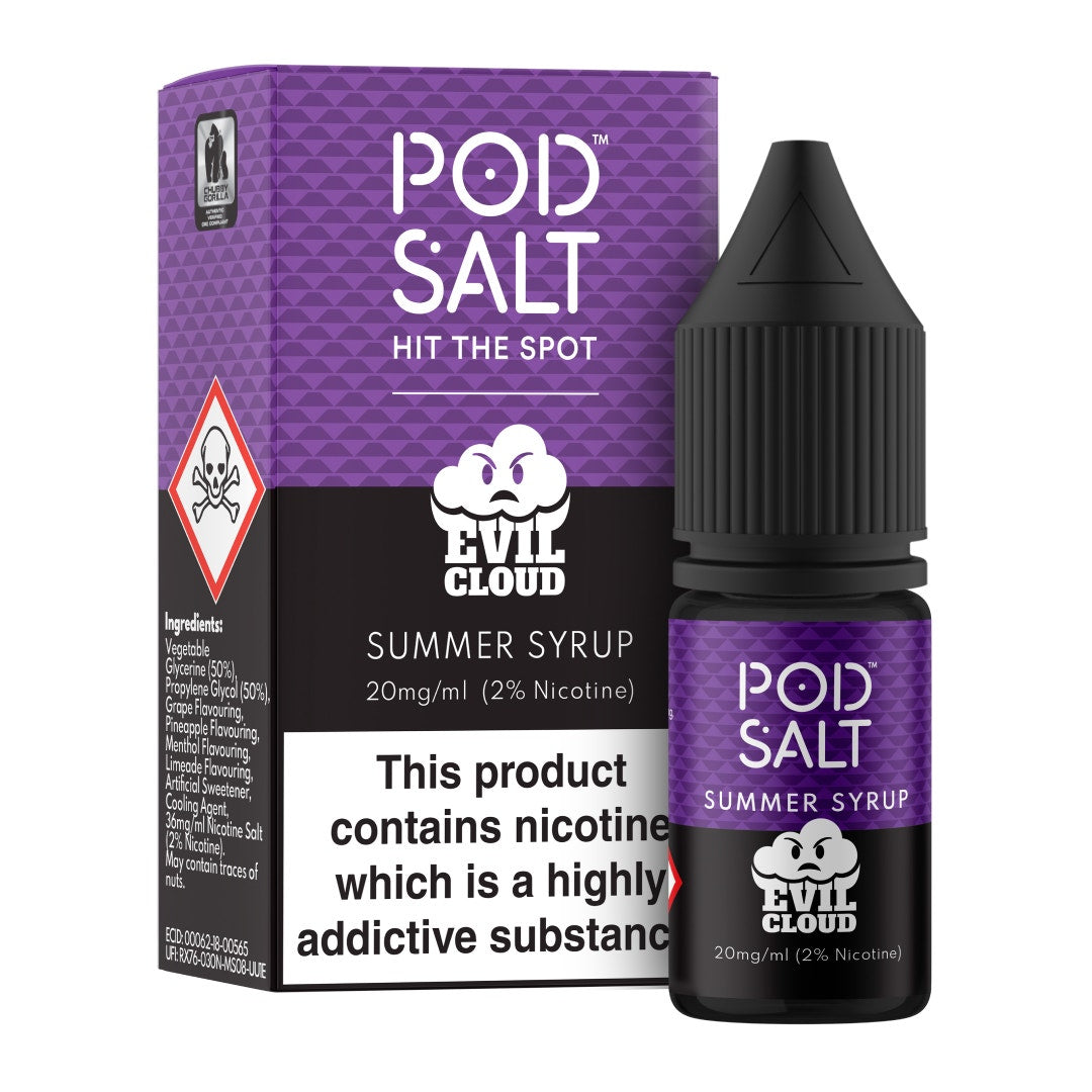 Pod Salt Summer Syrup 20mg nic salt e-liquid 10ml