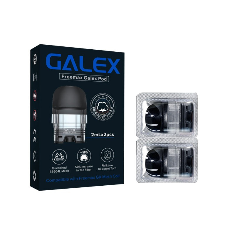 Freemax Galex Refillable Replacement Pods (Pack of 2) sealed product pack