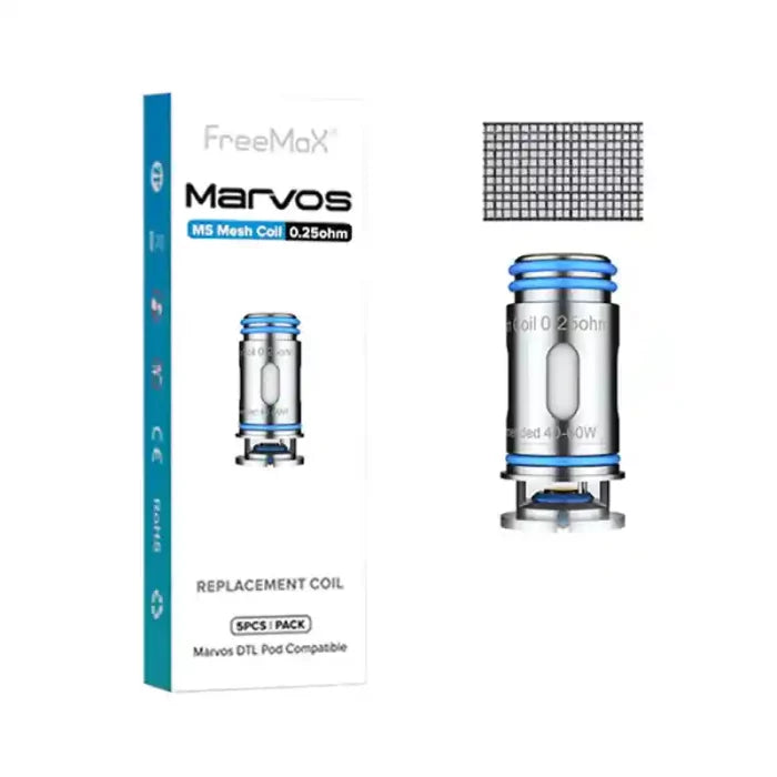 Freemax Marvos MS 0.25 ohm replacement mesh coils - pack of 5