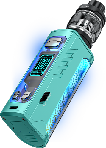 Freemax Maxus Solo 100W kit in Sea Blue — manufacturer illustration; supplied UK tank is 2ml
