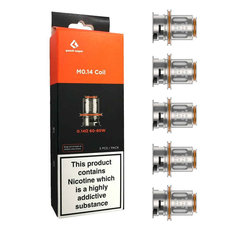 Geekvape M Series 0.14Ω Replacement Coils – Pack of 5