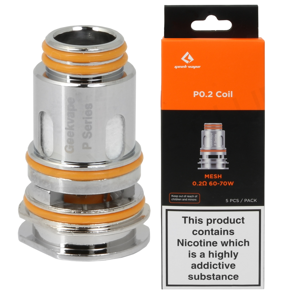 GeekVape - P Series Mesh Replacement Coils 0.2ohm - Pack Of 5