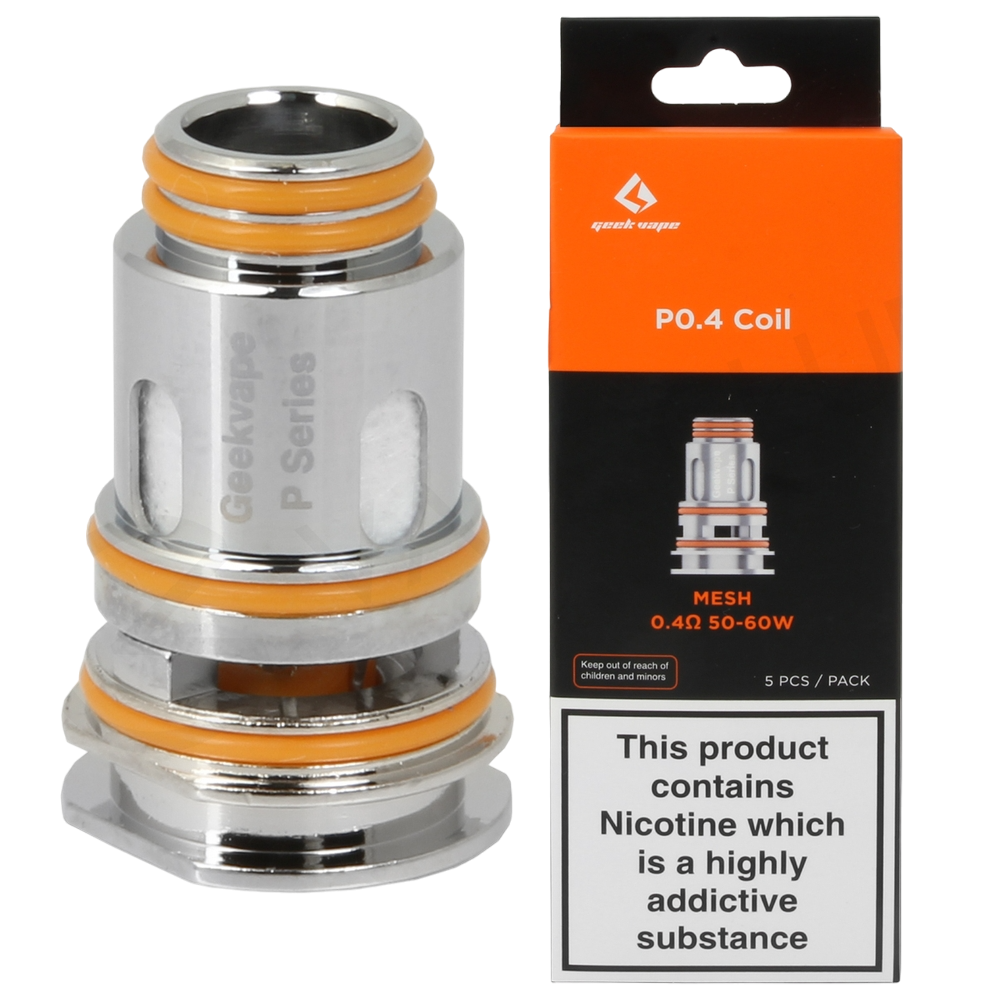 GeekVape - P Series Mesh Replacement Coils 0.4ohm - Pack Of 5