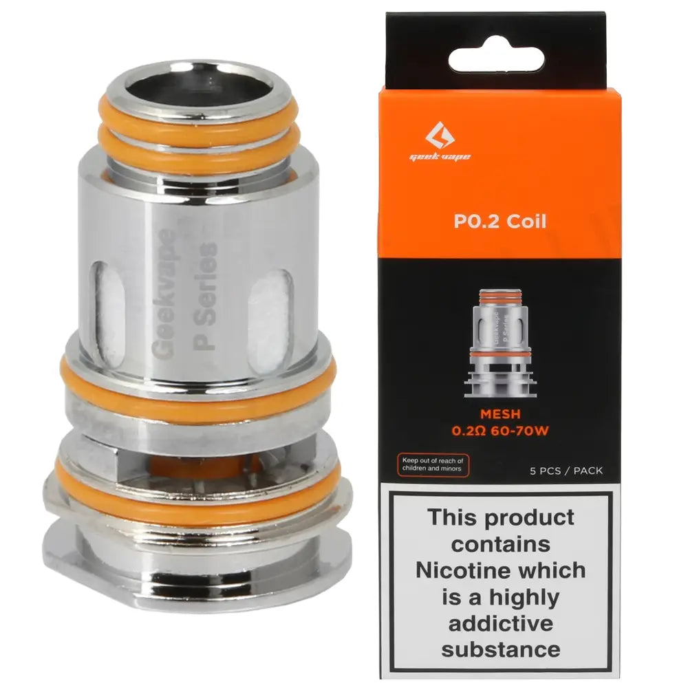GeekVape - P Series Mesh Replacement Coils 0.2ohm - Pack Of 5