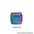 GeekVape Zeus Sub Ohm Replacement Bubble Glass – 5.5ml – Rainbow
