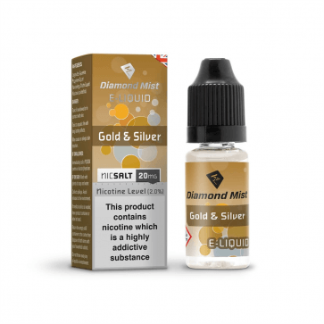 Diamond Mist Gold & Silver Nic Salt E-Liquid 10ml