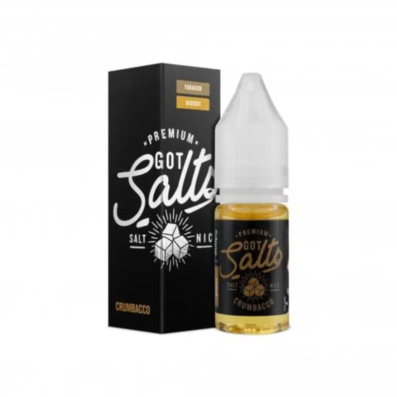 Got Salts Crumbacco Tobacco Biscuit 20mg Nic Salt E-Liquid 10ml bottle