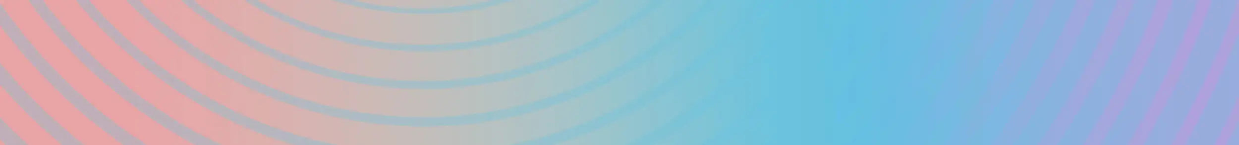 Gradient background with concentric circular lines transitioning from soft pink to light blue.