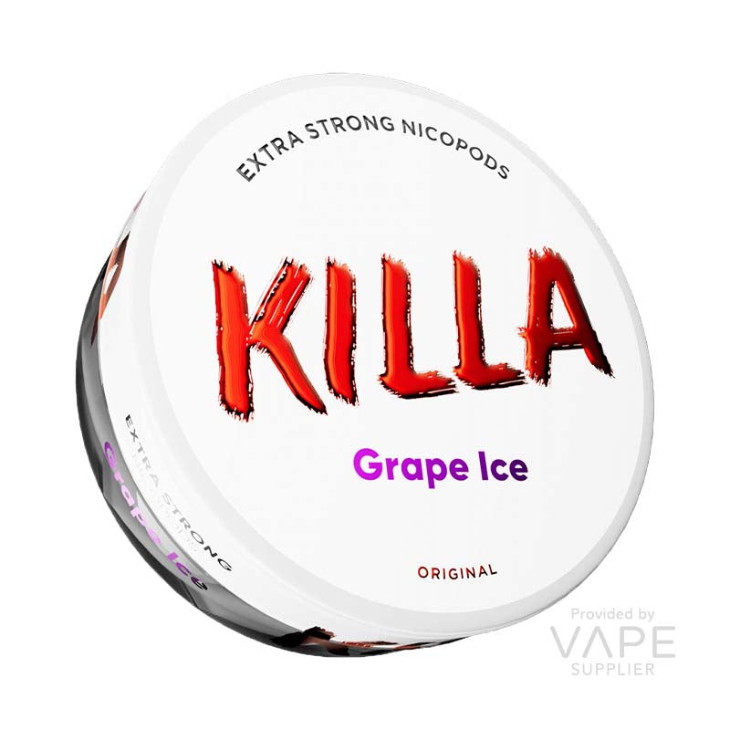 Killa Grape Ice Nicotine Pouches – 16.5mg/g (13.2mg per pouch)