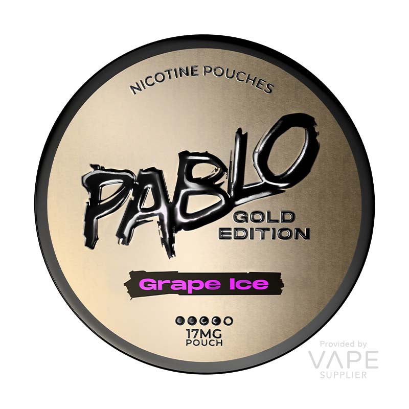 Pablo Grape Ice Nicotine Pouches – Gold Edition – 17mg per pouch – 20 pouches