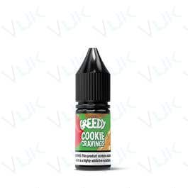 Greedy Bear Cookie Cravings nic salt e-liquid 10ml bottle