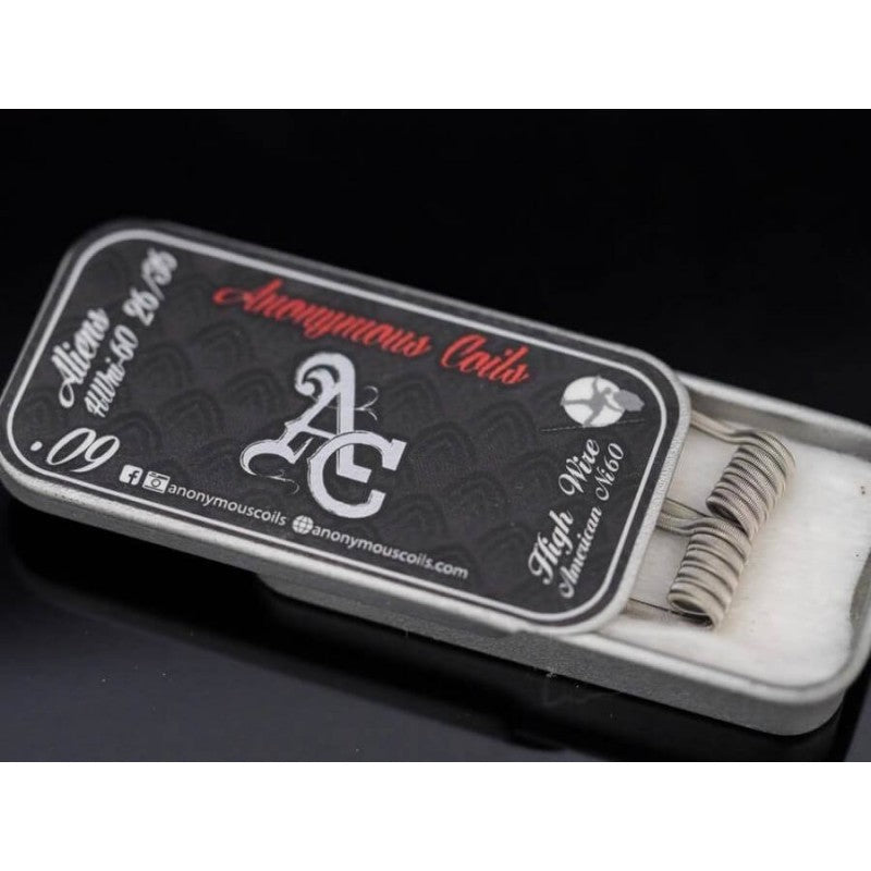 Anonymous Coils Alien 0.09ohm handmade coil tin