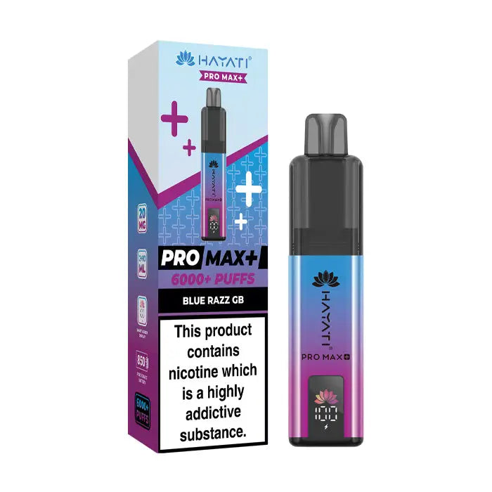 Hayati Pro Max Plus 6000 Prefilled Pod Kit - Blue Razz GB