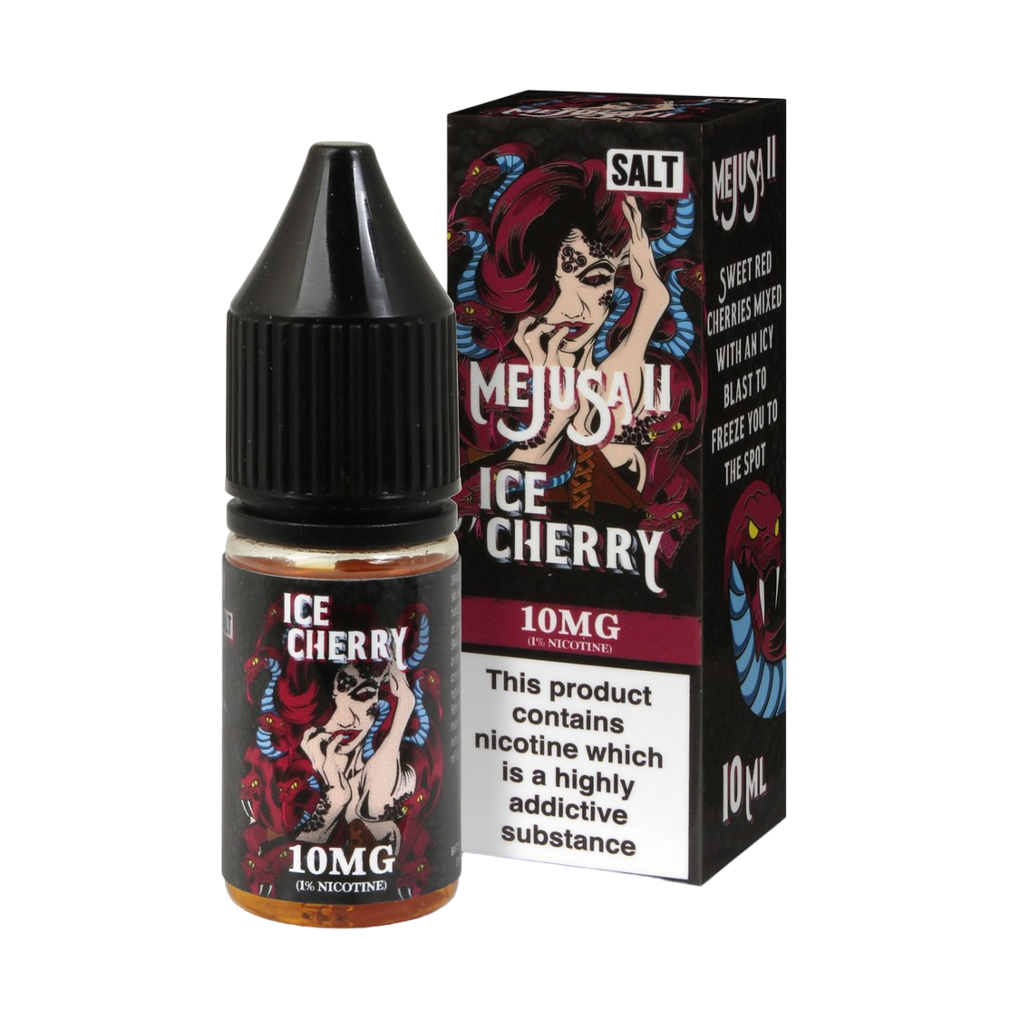Mejusa Ice Cherry Nic Salt E-Liquid 10ml – 5mg | 3 for £10