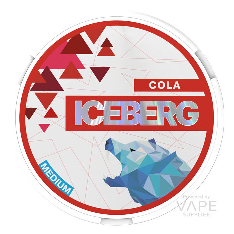 ICEBERG Cola Nicotine Pouches – Medium – 20mg/g (12mg per pouch) – 20 pouches