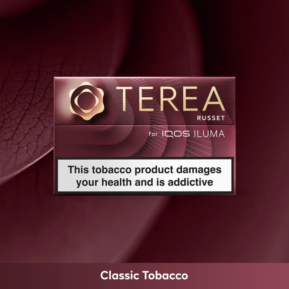 IQOS TEREA Russet heated tobacco sticks pack of 20 for IQOS ILUMA