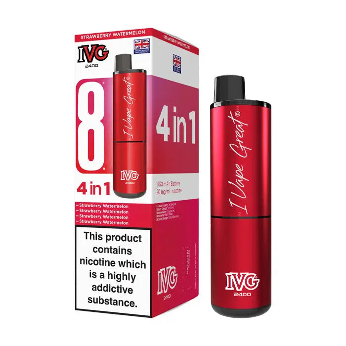IVG 2400 4 In 1 Prefilled Pod Kit - Strawberry Watermelon
