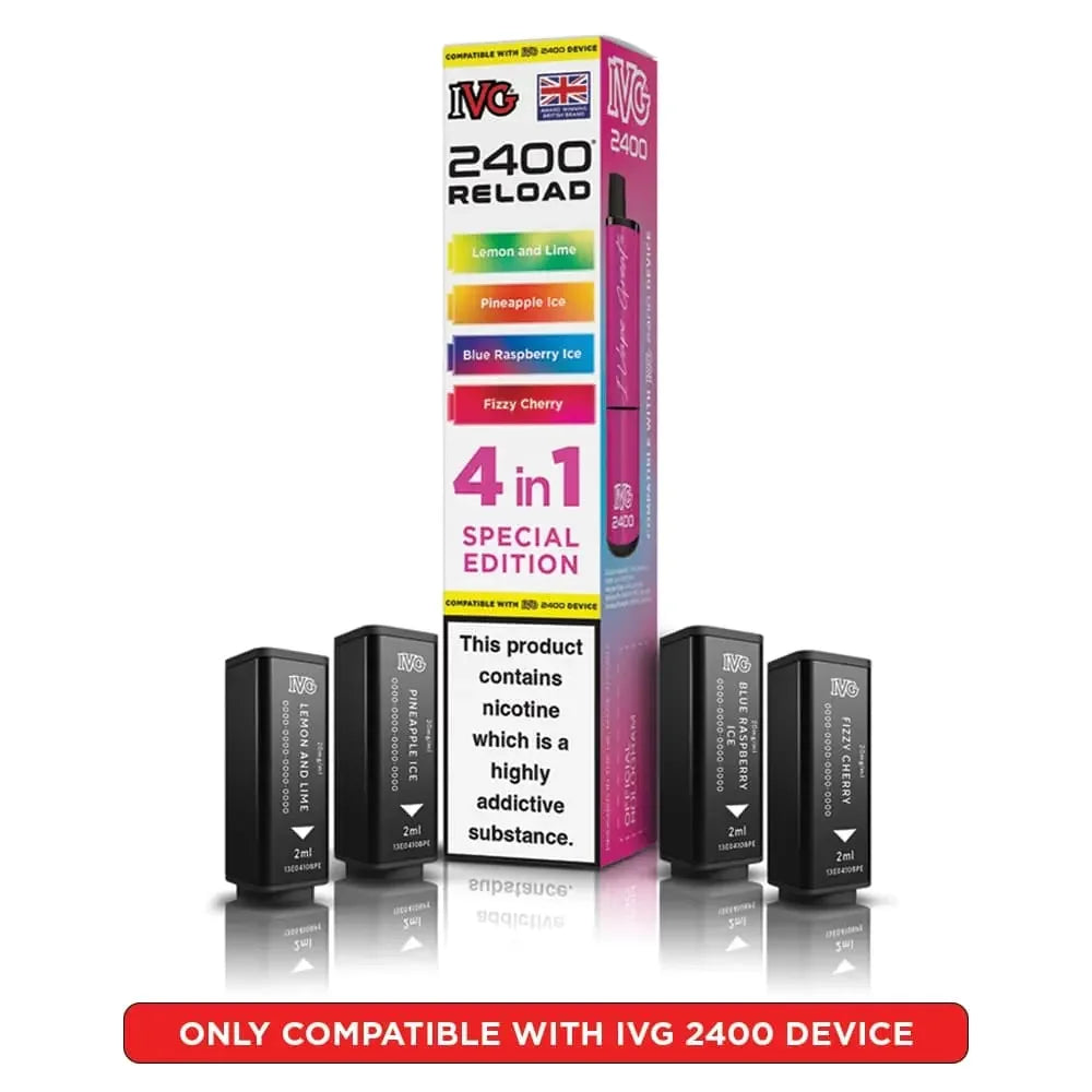 IVG 2400 Reload 4-in-1 replacement pods - Special Edition