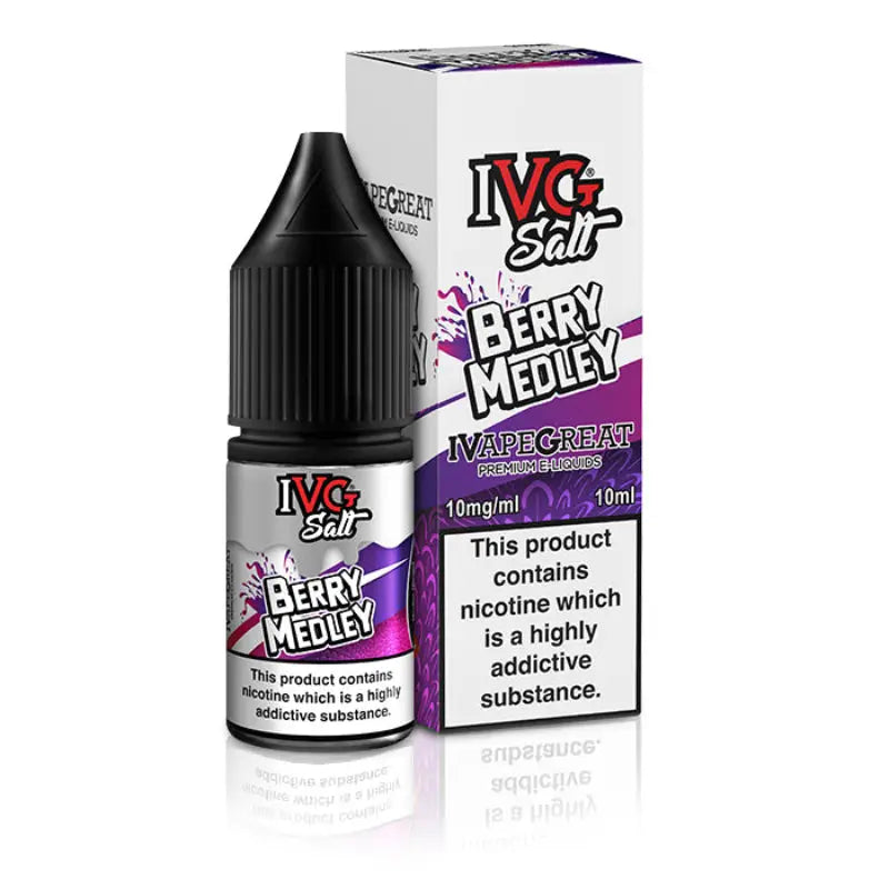 IVG - Berry Medley Nic Salt E-liquid 10ml - 10mg