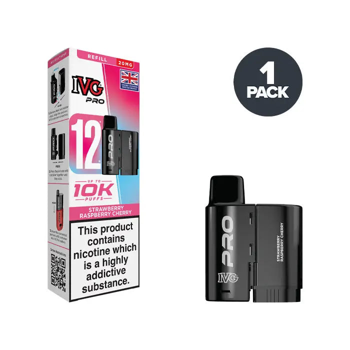 IVG Pro 12 10k Replacement Pods & Refills 20mg