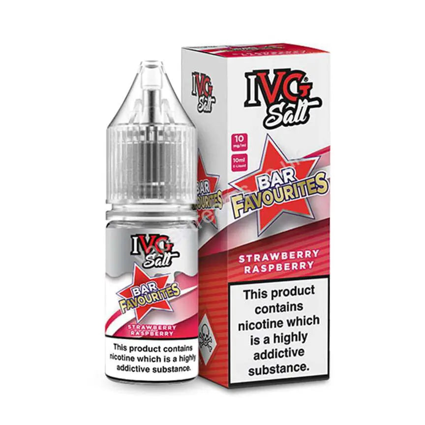 IVG Salt Bar Favourites - Strawberry Raspberry - 20mg