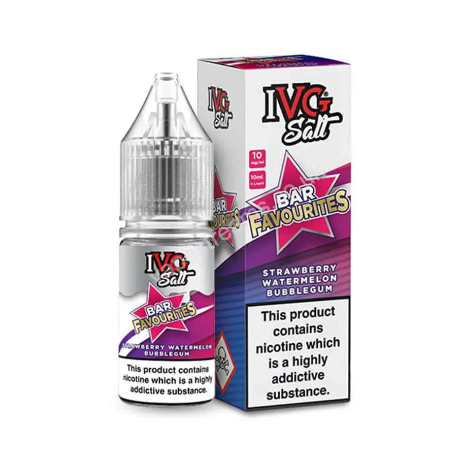IVG Salt Bar Favourites - Strawberry Watermelon Bubblegum - 20mg