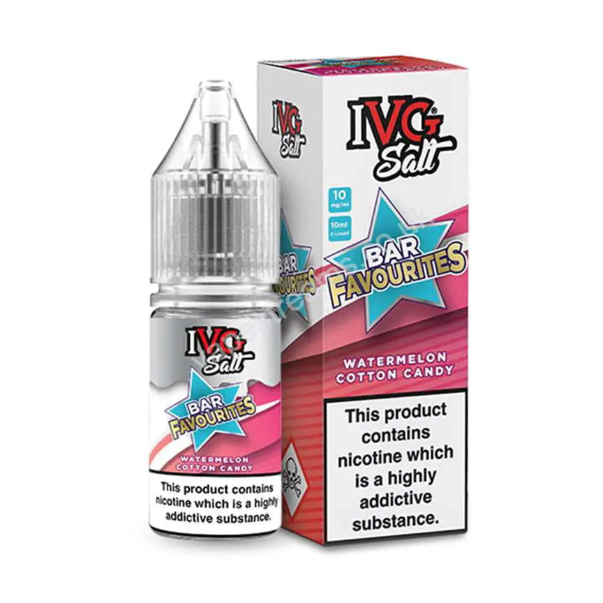 IVG Salt Bar Favourites - Watermelon Cotton Candy - 20mg
