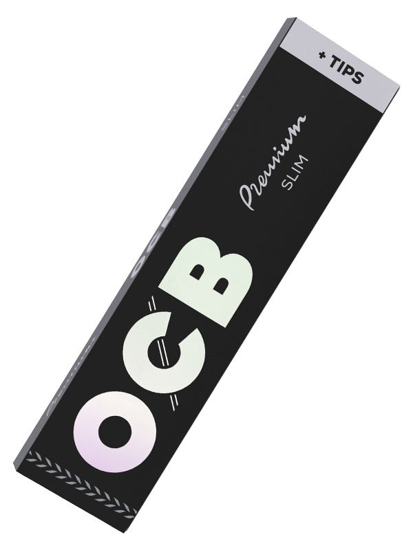 OCB Premium King Size Slim rolling papers and tips booklet