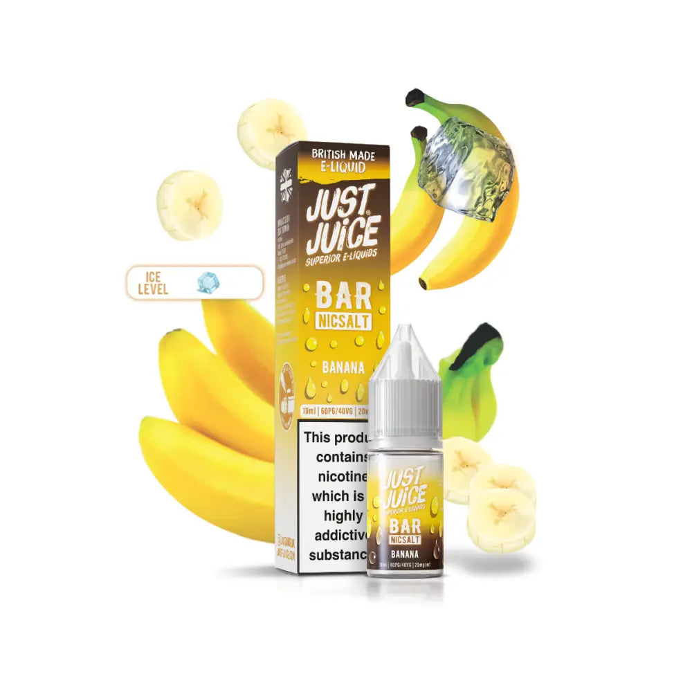 Just Juice Bar Banana Nic Salt E-Liquid 10ml