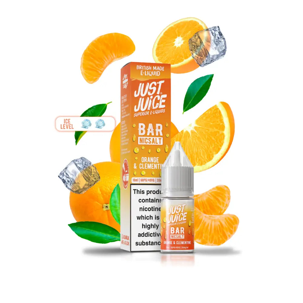 Just Juice Bar Orange & Clementine Nic Salt E-Liquid 10ml