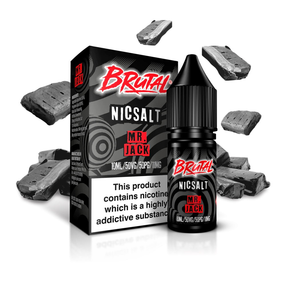 Just Juice Brutal Mr. Jack Nic Salt E-Liquid 10ml 🔥 CLEARANCE 6 for £10 🔥