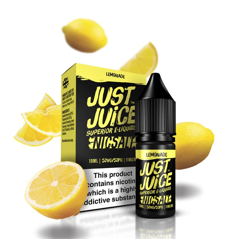 Just Juice Lemonade Nic Salt E-Liquid 10ml 🔥 CLEARANCE 6 for £10 🔥