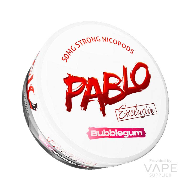 Pablo Bubblegum Nicotine Pouches – Exclusive – 50mg/g (30mg per pouch) – 20 pouches