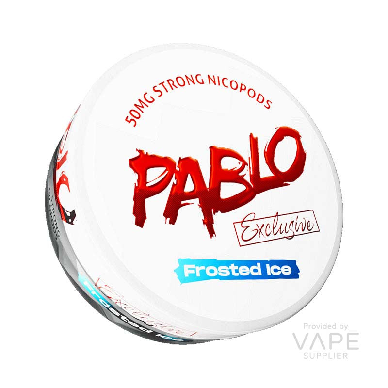 Pablo Frosted Ice Nicotine Pouches – Exclusive – 50mg/g (30mg per pouch) – 20 pouches