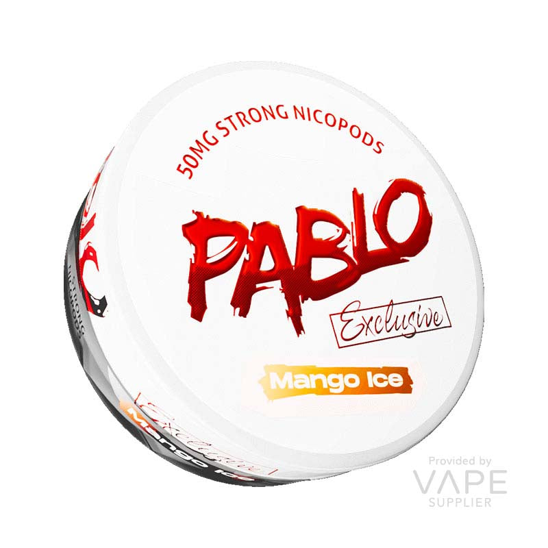 Pablo Mango Ice Nicotine Pouches – Exclusive – 50mg/g (30mg per pouch) – 20 pouches
