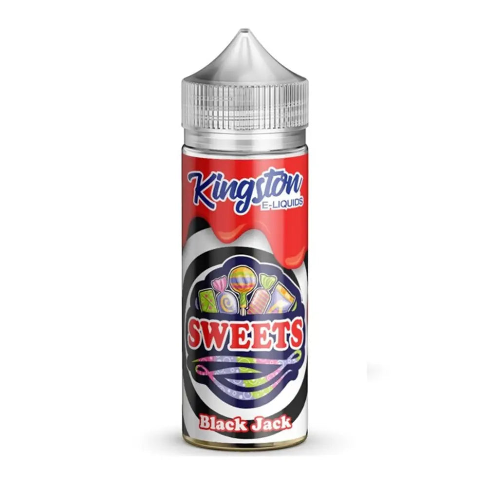 Kingston - Black Jack Sweets Shortfill E-Liquid 100ml - 0mg | 10 for £50