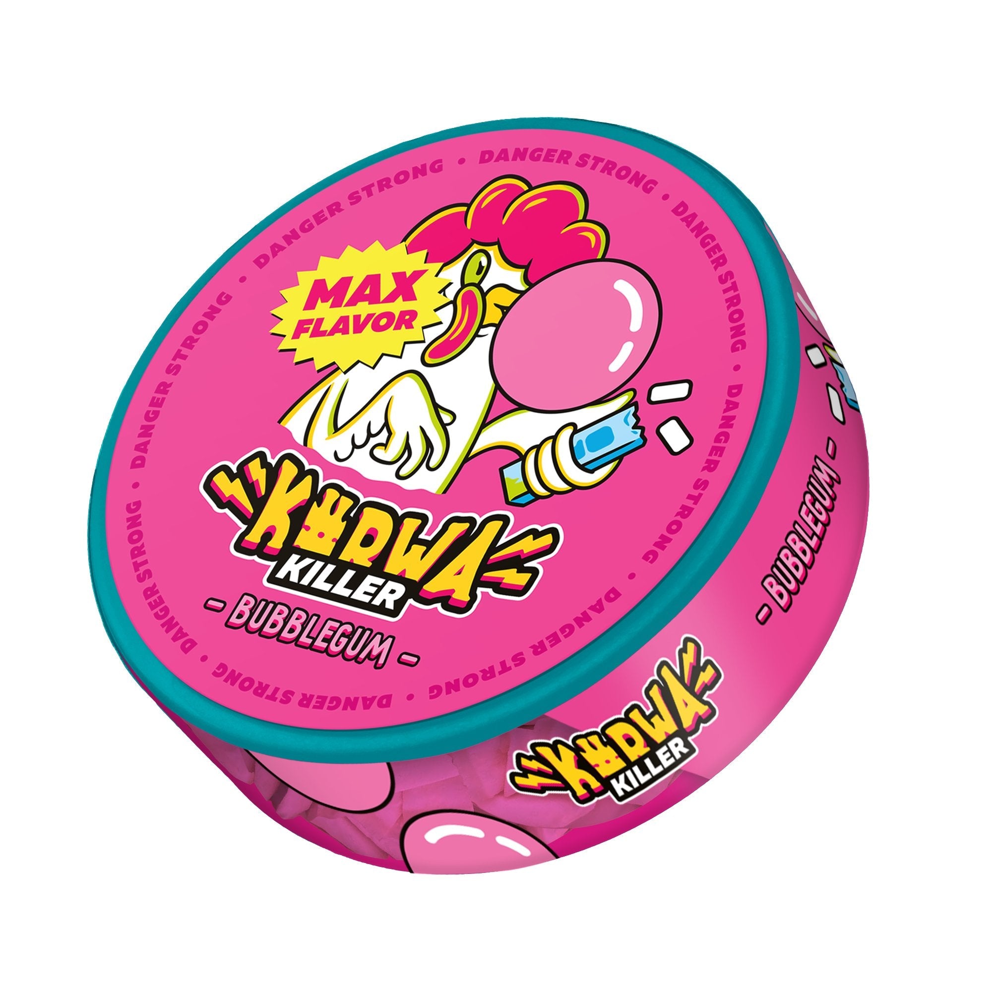 Kurwa Killer Bubblegum Nicotine Pouches – 46.9mg/g (32.8mg per pouch) – 20 pouches
