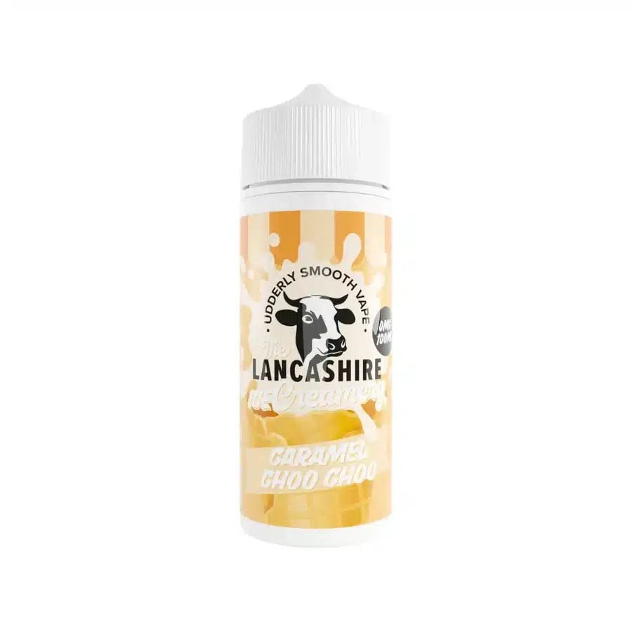 The Lancashire Ice Creamery Caramel Choo Choo 100ml Shortfill E-Liquid