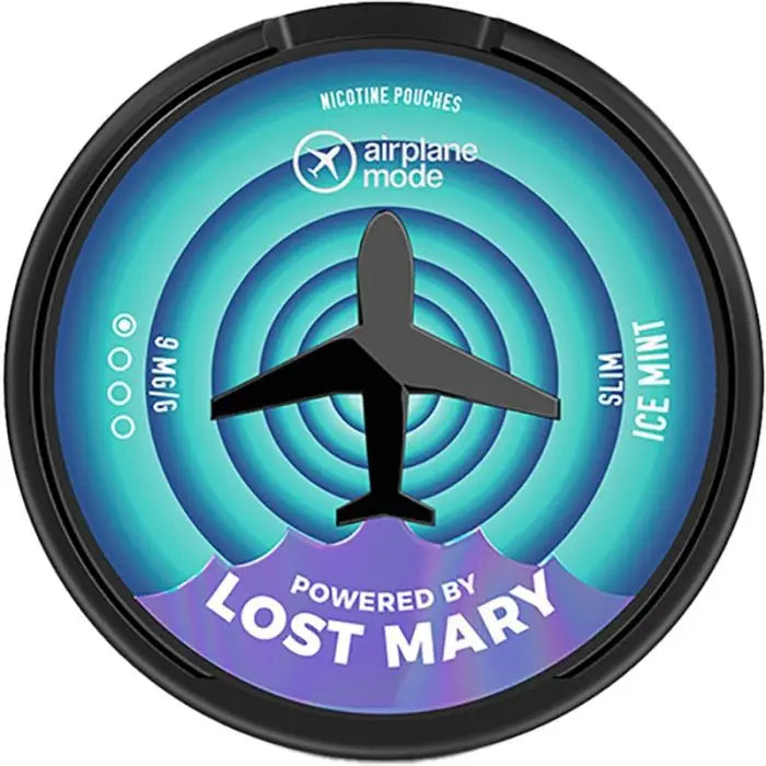 Lost Mary Airplane Mode Ice Mint nicotine pouches – 9mg/g – 20 pack